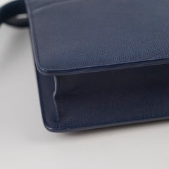 Christian Dior 30 Montaigne Bag Navy Leather