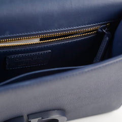 Christian Dior 30 Montaigne Bag Navy Leather
