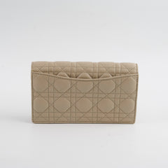 Christian Dior Caro Pouch with Chain Sand Beige