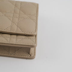 Christian Dior Caro Pouch with Chain Sand Beige