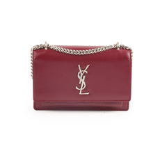 Saint Laurent Mini Sunset Burgundy