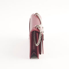 Saint Laurent Mini Sunset Burgundy