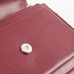 Saint Laurent Mini Sunset Burgundy