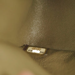 Chanel Chevron M/L Classic Flap Khaki22394 Chanel Chevron M/L Classic Flap Khaki