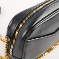 Saint Laurent Mini Lou Camera Bag Leopard / Black