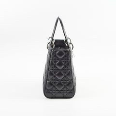 Christian Dior Lady Dior lambskin Black
