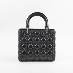 Christian Dior Lady Dior lambskin Black