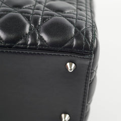 Christian Dior Lady Dior lambskin Black