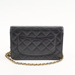 Chanel Wallet On Chain WOC Caviar Black (30 Series)
