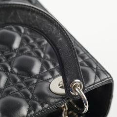 Christian Dior Lady Dior lambskin Black