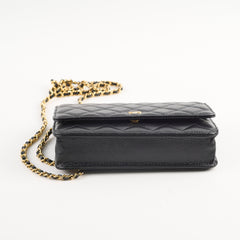 Chanel Wallet On Chain WOC Caviar Black (30 Series)