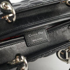 Christian Dior Lady Dior lambskin Black