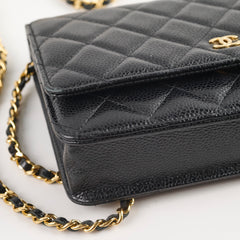 Chanel Wallet On Chain WOC Caviar Black (30 Series)