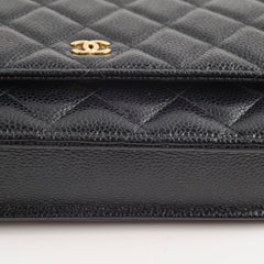 Chanel Wallet On Chain WOC Caviar Black (30 Series)