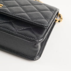 Chanel Wallet On Chain WOC Caviar Black (30 Series)