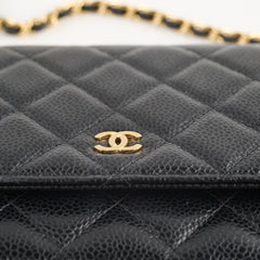 Chanel Wallet On Chain WOC Caviar Black (30 Series)