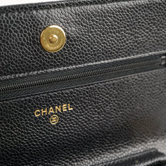 Chanel Wallet On Chain WOC Caviar Black (30 Series)