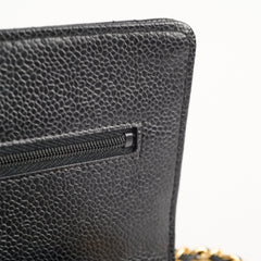 Chanel Wallet On Chain WOC Caviar Black (30 Series)