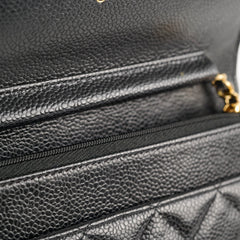 Chanel Wallet On Chain WOC Caviar Black (30 Series)