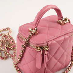 Chanel Micro Vanity Bag Pink Microchip