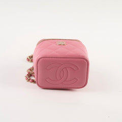 Chanel Micro Vanity Bag Pink Microchip