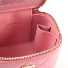 Chanel Micro Vanity Bag Pink Microchip