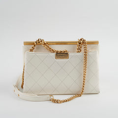 Chanel Reversible Flap White GHW 25 Series