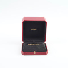 Cartier Small Model Love Bracelet 10 Diamonds Size 16