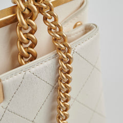 Chanel Reversible Flap White GHW 25 Series