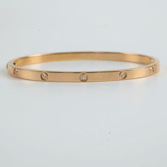Cartier Small Model Love Bracelet 10 Diamonds Size 16