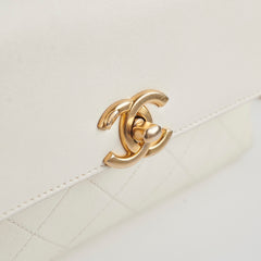 Chanel Reversible Flap White GHW 25 Series