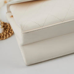 Chanel Reversible Flap White GHW 25 Series