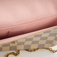 Louis Vuitton Felicie Crossbody clutch Damier Azur