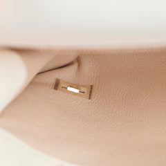 Chanel Reversible Flap White GHW 25 Series