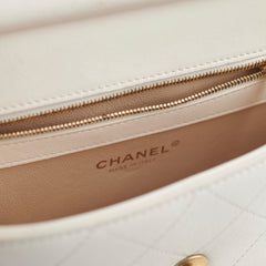Chanel Reversible Flap White GHW 25 Series