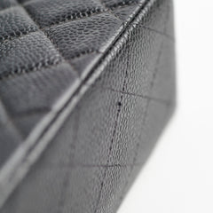 Chanel Vintage Small Caviar Classic Flap Black 24k Gold Plating 7 Series