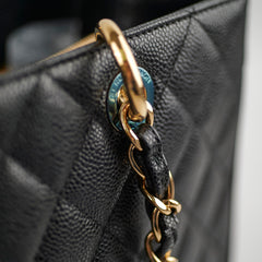 Chanel Caviar GST Grand Shopping Tote Black
