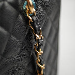 Chanel Caviar GST Grand Shopping Tote Black