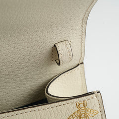 Gucci Sylvie Top Handle White/Gold Print