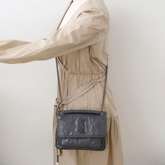 Saint Laurent Baby Nikki Bag Storm