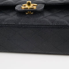 Deal of The Week- Chanel Caviar Medium/Large Double Classic Flap Black