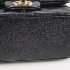 Chanel Caviar Mini Square Black