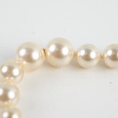 Chanel CC Logo Pearl Bracelet