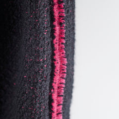 Chanel Tweed Skirt 22k Black & Pink size 40
