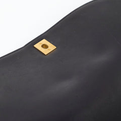 Chanel Stitched Paris in Rome Messenger Bag Black