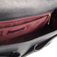 Chanel Stitched Paris in Rome Messenger Bag Black