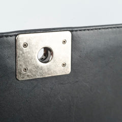 Chanel New Medium Lambskin Boy Black Series 22