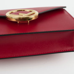 Fendi 2 in 1 Belt Crossbody Bag Dark Red