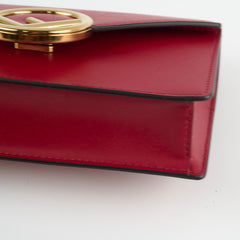 Fendi 2 in 1 Belt Crossbody Bag Dark Red