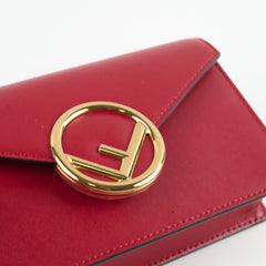 Fendi 2 in 1 Belt Crossbody Bag Dark Red